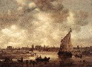 GOYEN, Jan van View of Leiden dg oil painting reproduction
